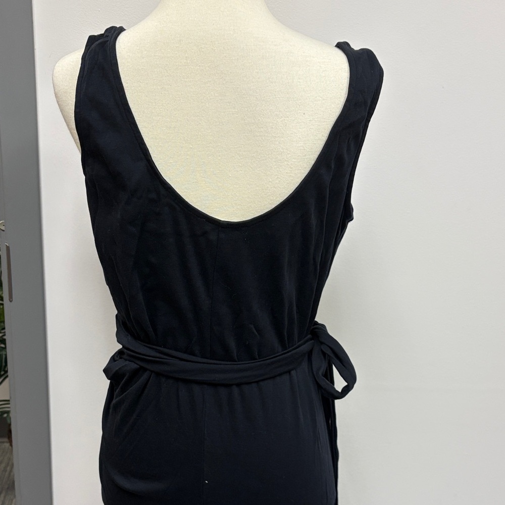 Vince Black Sleeveless Maxi with Wrap Tie - Picture 3 of 3